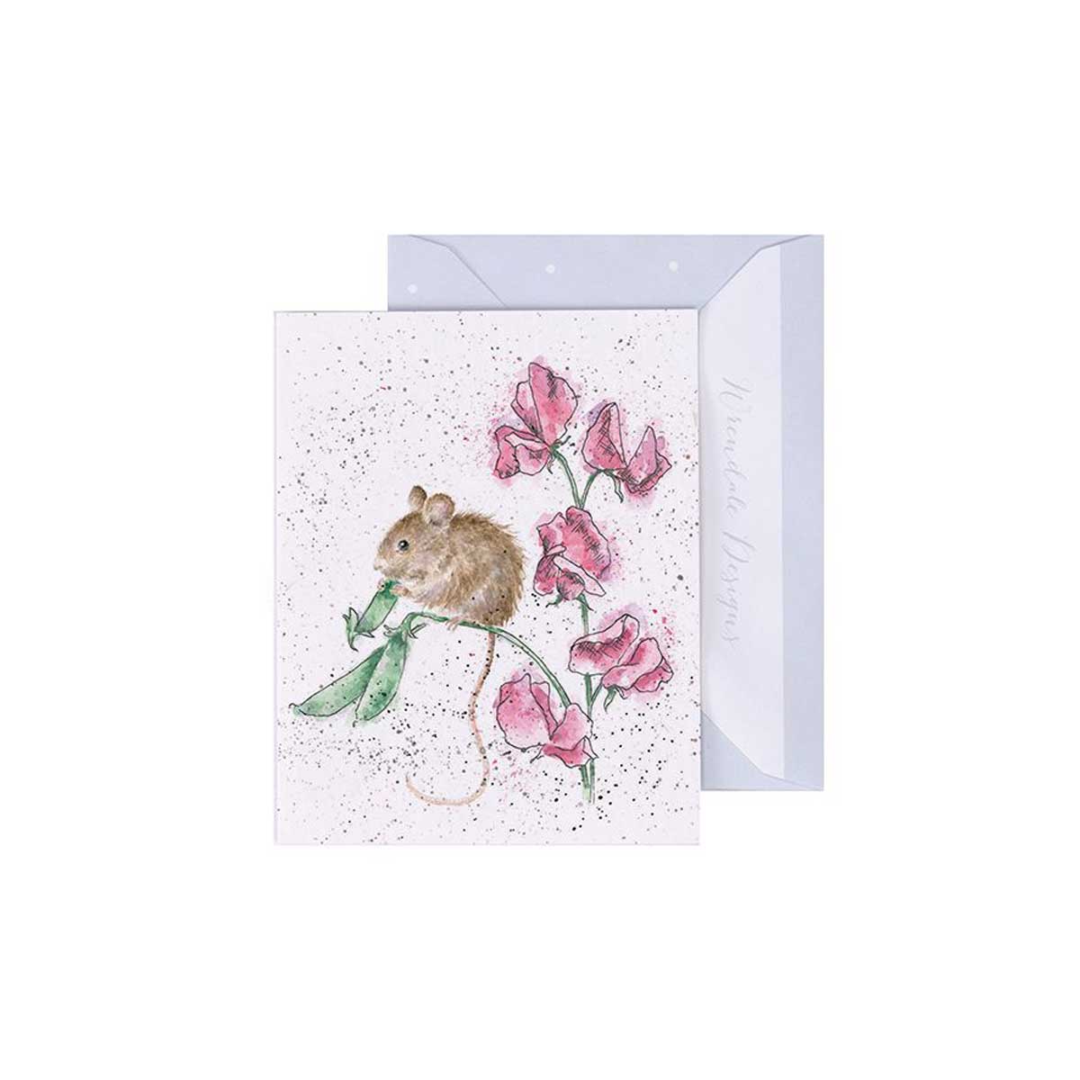 Wrendale Designs Mini Gift Enclosure Card - The Pea Thief [GE054]