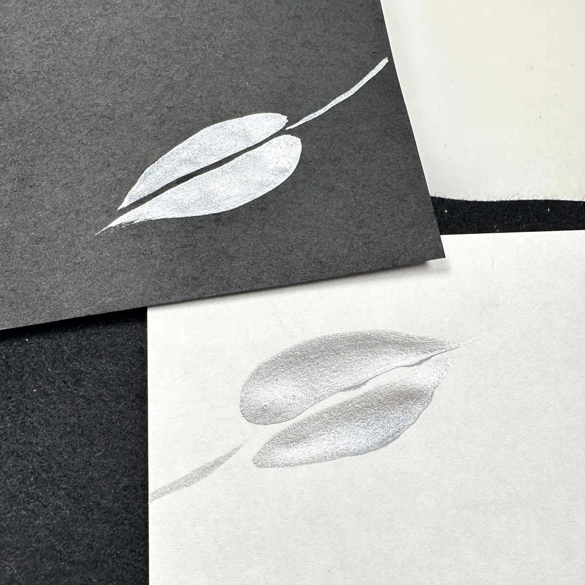 Yasutomo Metallic Sumi Ink - Silver [CMS2] - Image 2