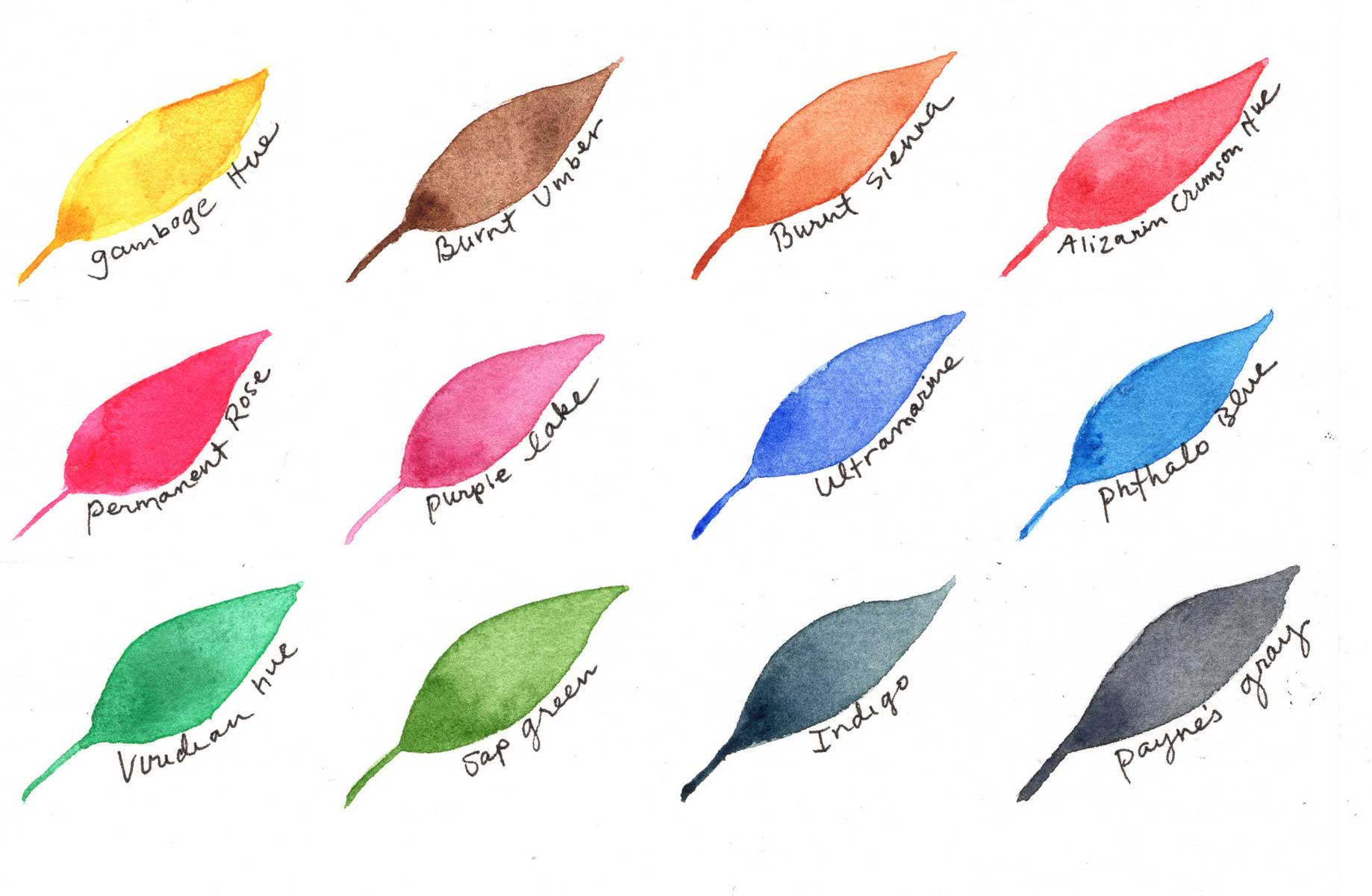 Yasutomo Niji Artist Watercolors - Essential Set Of 12 [NWS12] - Image 3