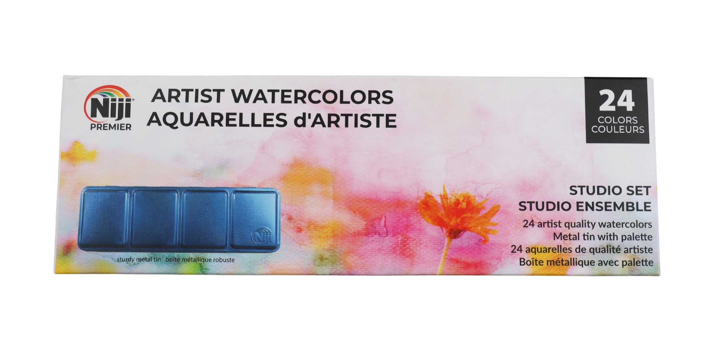 Yasutomo Niji Artist Watercolors - Studio Set Of 24 [NWS24]