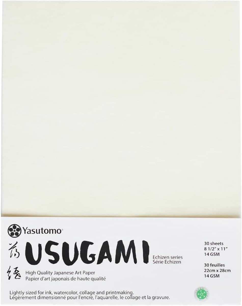 Yasutomo Usugami Paper 8 1/2" x 11" - 30 Sheets [6U]